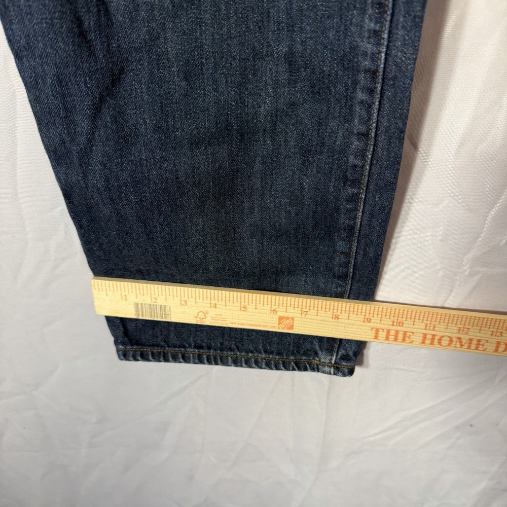 Gap Straight Fit Blue Jeans Men's Dark Wash Fits 38x30 Cotton Denim Pants - Picture 8 of 11